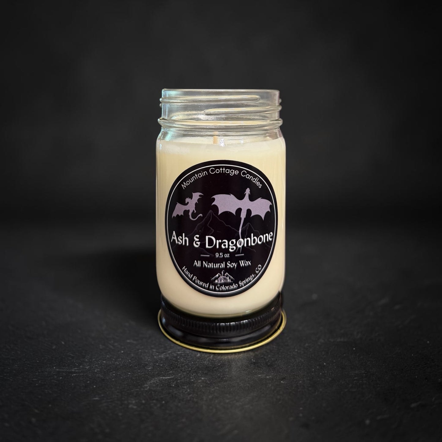 Ash & Dragonbone Candle