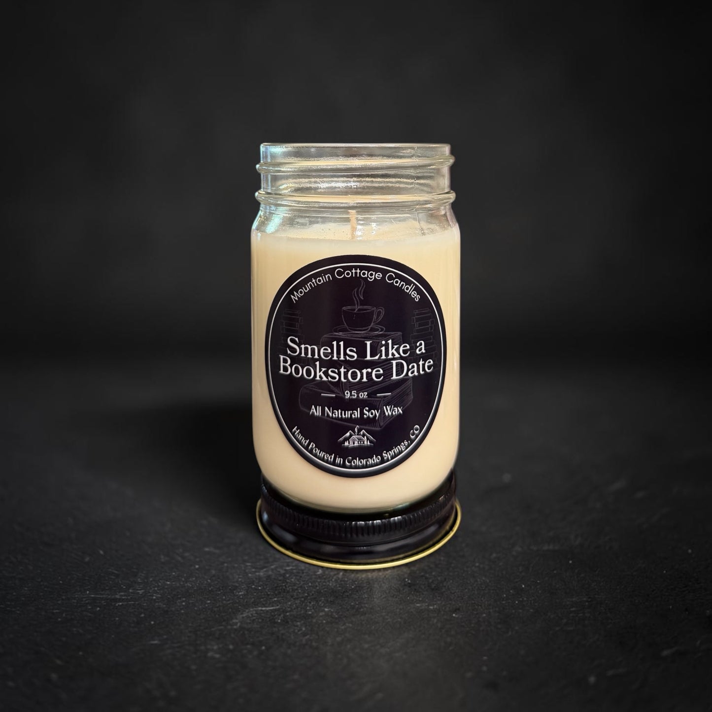 Smells Like a Bookstore Date Candle